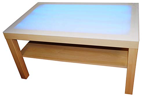 Tavolo Luminoso Luce Colorata