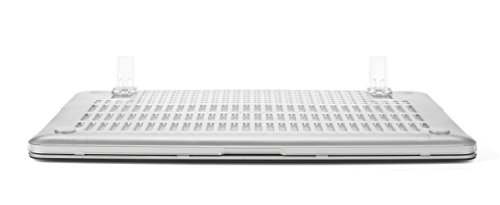 mCover hochwertigem Polycarbonat Hülle Schutzhülle Notebooktasche Hard – Shell – Case Tasche für Apple Macbbok Pro 15,4 Zoll Retina Display (Modell A1398, ohne DVD) – Gefrostet Transparent - 3