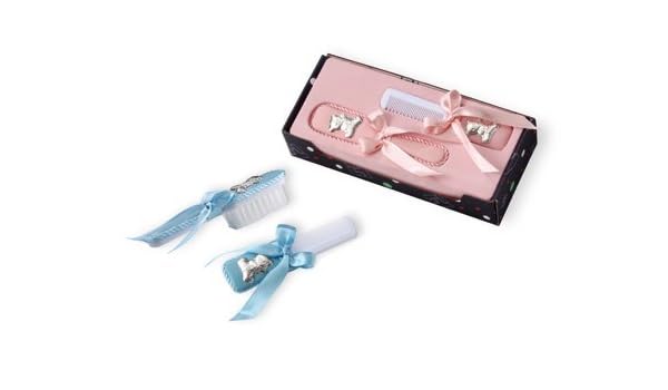 Buy Baby Hair Brush And Comb Gift Set In Sterling Silver Made In