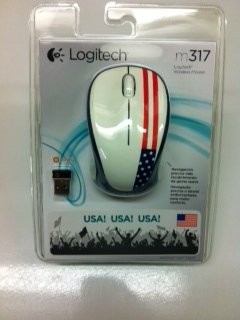Preisvergleich Produktbild Logitech M317 USA Flag Mouse