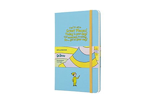 Preisvergleich Produktbild Moleskine Notizbuch - Dr. Seuss, Large, Liniert, A5, Hard Cover, blau