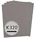 Produktbild kwb K320 Schleifpapier in 10 Bögen, 230x280mm - für Holz und Lack, Finishing