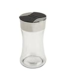 Home Line cristal salero con dispensador., capacidad: 75 ml, mensura:, Altura: 10 cm, ancho: 5,5 cm, profundidad: 5,5 cm, salero para tu hogar.