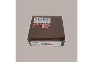 Lucgel Tovaglioli di Carta Colorati Miro' Astor 38x38cm (Marrone Scuro) - 80 pezzi -