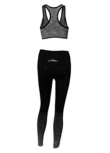 Pete Sport-BH und Hose Set Sports Bra Bustier Leggings Joggen - 3