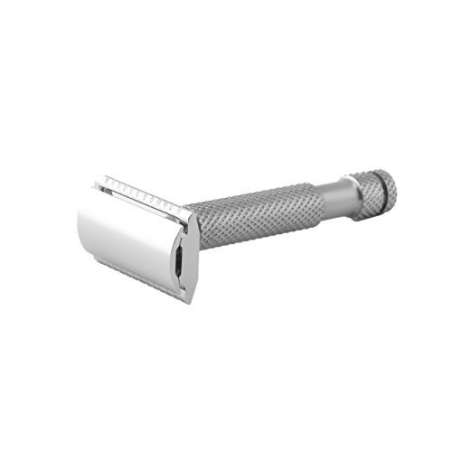 Executive Shaving Braveheart Stainless Steel Handle Safety Razor - No Blades Included