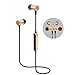 Produktbild Xshuai Neue Design Universal Bluetooth Wireless Kopfhörer Stereo Sport Earbuds In-Ear Headset Für iPhone 7/7 Plus-6s / 6s Plus Google Pixel, Samsung, Tabletten, Samsung, LG V20 Psp / iPod / MP3-Player (Gold)