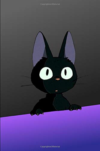 Kikis delivery service notebook - Jiji: Take notes with Jiji the Cat!: May Jiji be with you :)
