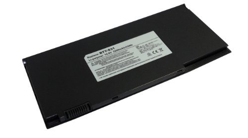 PowerSmart® 14,80V 2200mAh Ersatz für MSI X320, X320X, X340, X340X, X350, X350X, X360, X360X, X370, X400, X400X, X410, X410X, X420, X420X, X430, X430X, X620, X620X, passt zu Akkutyp BTY-S31
