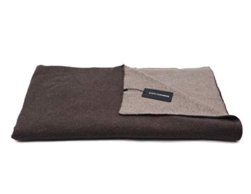 State Cashmere 100% Cashmere Mixed Color Throw Blanket 50X60
