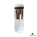 Fashion Base® Foundation Brush - Professional Liquid Foundation Brush - Makeup Bronzer Concealer Brush - Make Up Blusher Brush - Contour Brush - Makeup Brushes - Beauty Cosmetics Tool BB Cream Brush - CC Cream Brush (White Silver CC Cream Brush)