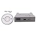 Produktbild WOSOSYEYO Professionelle DC5V 3,5 Zoll 1000 Floppy Disk Drive USB Externe Emulator Simulation New 1,44 MB Roland Keyboard mit CD-Treiber (weiß)