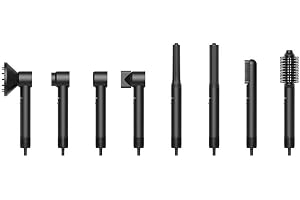 Ströme Super Silencer Air 8-i-1 Hårstyler och Hårtork i ABS-plast, 1300W, 8 Munstycken, Tyst Luftteknik, Professionell Styling