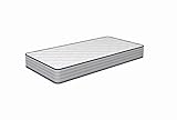 🛌 Viscoelástico: colchón para cuna de bebé de 120 x 60 cm. fabricado con viscoelástica termosensible transpirable. Se adapta perfectamente a la morfología del bebé aliviando la presión sobre los vasos sanguíneos. Reduce la presión de la cabeza sobre el colchón, reduciendo así la probabilidad de plagiocefalia posicional.