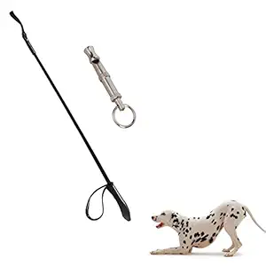 Kiki N Pooch Dog Training Hunter Stick and Whistle (Colour May Vary)