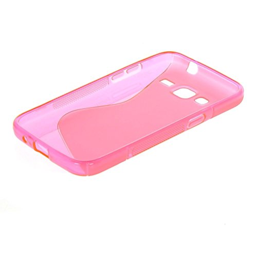 Funda para SAMSUNG GALAXY CORE PRIME G360F GEL TPU Dise  o S-Line Color ROSA