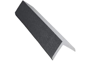 Tuda Grass Direct Composite Woodgrain Decking L/Angle Trim - Grey - 3.6Metres x 50mm x 50mm