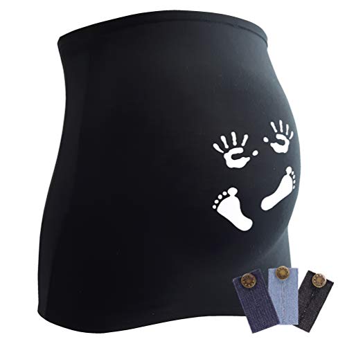 Cinta para la tripa de embarazada. Moda atractiva para embarazadas en muchos colores y tamaños. negro 34/38
