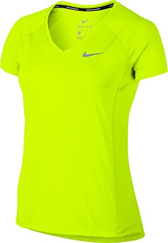 Nike W nk Dry Miler v-neck T-Shirt, Damen - 4