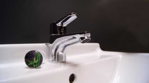 Cornat SA1028 Waschbecken – Stöpsel Motiv PIANO BLACK - 4