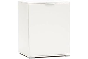 MeMi Me108BIA Armadietto, Legno, Bianco, 38x45x85 cm