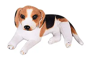 Dezzy Dog Cute Stuffed Plush Soft Toy for Kids Lovable Perfect Present for Birthday, Babies & Children (Size: mediyam, Beagle Dog)