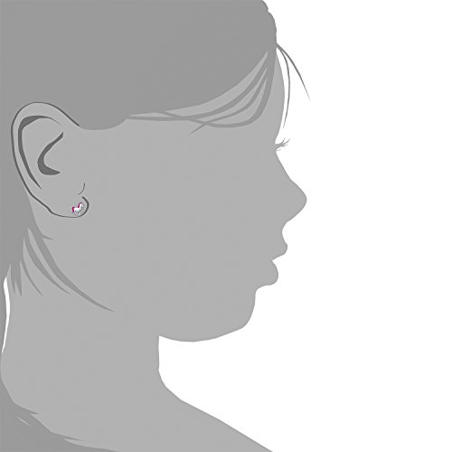 Prinzessin-Lillifee-Kinder-Ohrstecker-Pferde-7mm-925-Silber-Emaille-pink-fr-Mdchen-ab-3-Jahren