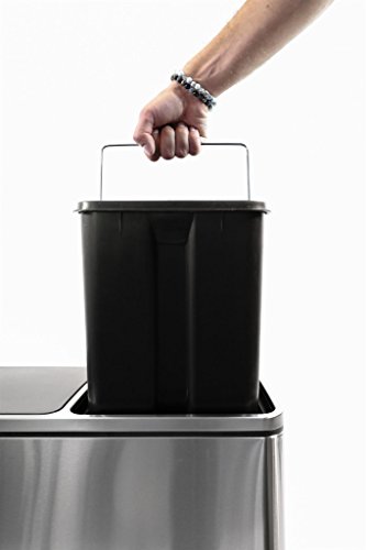 Steeldesign Maro Mlleimer Mit 2 Fache Mlltrennung Design Treteimer Mit 60 Liter Hochwertige Abfalleimer Edelstahl Geruchsdicht Steeldesign Maro Mlleimer Mit 2 Fache Mlltrennung Design Treteimer Mit 60 Liter Hochwertige Abfalleimer Edelstahl Geruchsdicht