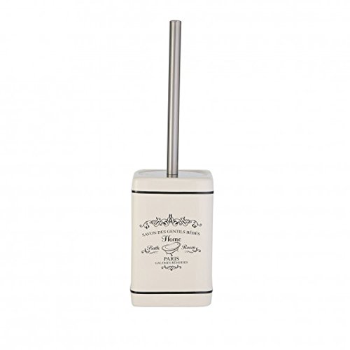 Bad Accessoire Set 4-teilig Keramik Design Paris Badezimmer Seifenspender Seifenschale WC-Bürste Becher - 3