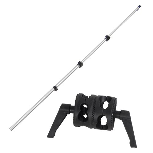 DynaSun 12520 H2258 Profi Teleskoparm Reflektorhalter mit Klemme