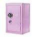 Produktbild Exing Geldentferner Mini Truhe Safe Security Money Deponial Banks Spargeld Sicherungsbox mit 2 Schlüsseln, Metall, Rosa, B