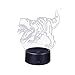 Produktbild LED 3D beleuchtete Tischlampe mit optischer Täuschung und 7 Farbwechsel