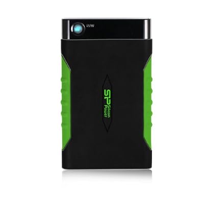 Silicon Power Armor A15 1TB - disques durs externes (USB 3.0 (3.1 Gen 1) Type-A, Windows 2000, Windows 2000 Professional, Windows 7 Home Basic, Windows 7 Home Basic x64, Windows 7 H, Noir, 5 - 55 °C, -40 - 70 °C)