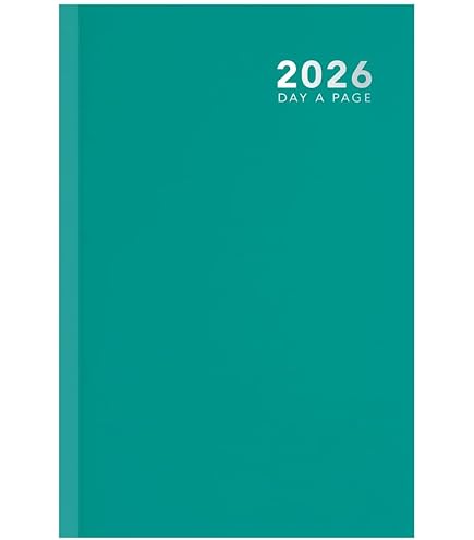 Agenda Collins Essential 2026 - 1 Jour Par Page - Couverture Rigide Marron - Format A5 (210x148 Mm)