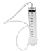 Large Plastic 100ml Syringe Sterile + 80cm Clear Tubing For Lab Hydroponics