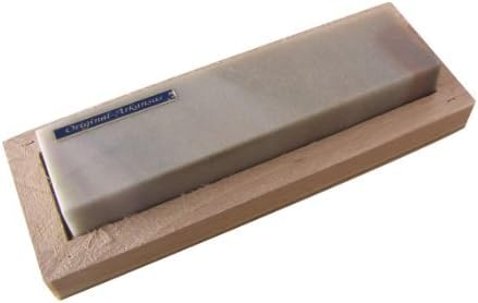 Remos sharpening stone hard Arkansas 100 x 25 mm in wooden box 120x45 mm