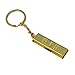 Produktbild VORCOOL Imitation Bullion Schlüsselanhänger Metall Schlüsselanhänger Coole Auto Schlüsselanhänger Handtasche Tasche Dekoration kreative Geschenk Keyfob (Golden)