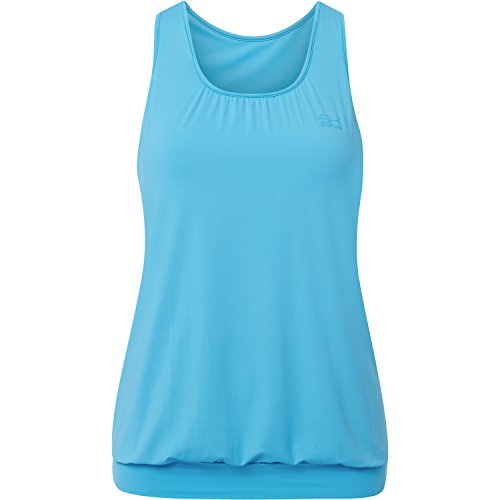Sportkind Mädchen und Damen Balloon Tennis / Laufen / Fitness Tanktop in hellblau ab Gr. 110 bis XXL