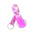 ESSKA Click Pacifier Holder (Pink Hearts)