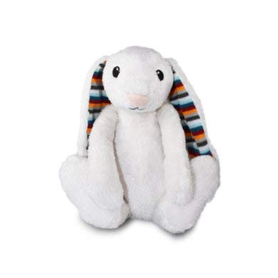 Zazu musical en peluche avec son rythme cardiaque, Bibi le lapin, gris