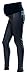Happy Mama Women's Maternity Wax Look Skinny Trousers 189p (Black, 20)