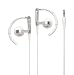 Produktbild Bang & Olufsen A 8 In-Ear-Kopfhörer (1,2 m Kabellänge, 3,5 mm Klinkenanschluss, Ledertasche, Earpolster) weiß