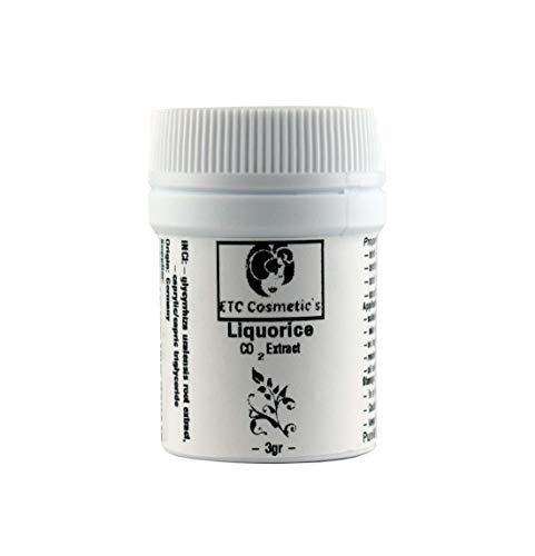 Extracto de CO2 de liquorice (Lírica) - 3g - apto para piel problemática, acné, cuidado de la piel y formulaciones de cuidado bucal | como ingrediente en cremas, aceites, salvas, bálsamos, sueros.