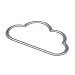 Produktbild Amazingdeal365 1 pcs Wolke Metall Form Schablonen Schneiden DIY Dekor Sammelalbum Karten Buchzeichen Lesezeichen als Geschenk für Freunde Geburtstag Kinder,Kindergarten Hobby Schule Handarbeit Unterricht usw. Ein tolles Geschenk!