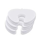 Mudder Schaum Tür Stopper Fingerschutz für Baby Sicherheit - 3er-Pack (weiß)