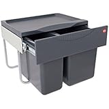 Hailo 364450 Raumspar-Tandem S - Separador de basuras (2 compartimentos)