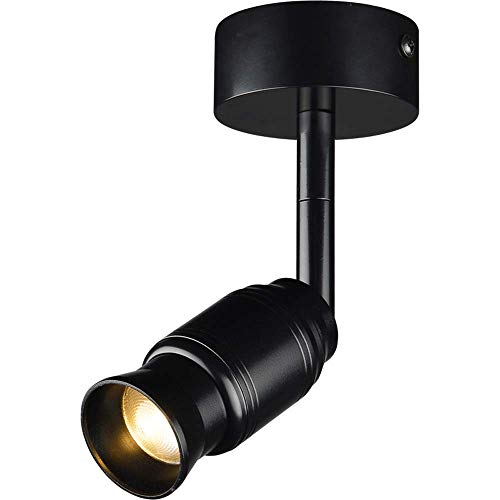 Preisvergleich Produktbild Vinteen Zoom Verstellbare Deckenoberfläche Kleine Scheinwerfer Led Deckenleuchte COB Kronleuchter Wohnzimmer Hintergrund Wand Gang Hängen Lichter Downlight (Color : Warm white light-5W)