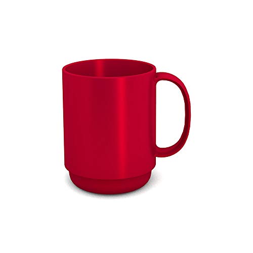 Ornamin Tasse 300 ml Rouge (Modèle 510) / tasse à thé, gobelet réutilisable, tasse à café