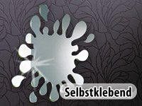 infactory Wassertropfen-Spiegel „Splash Mirror“ aus Acryl - 3