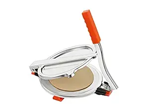 Kuber Industries Stainless Steel Puri Press/Chapati Press (Large Size)-PC01, (Model: Puri051)